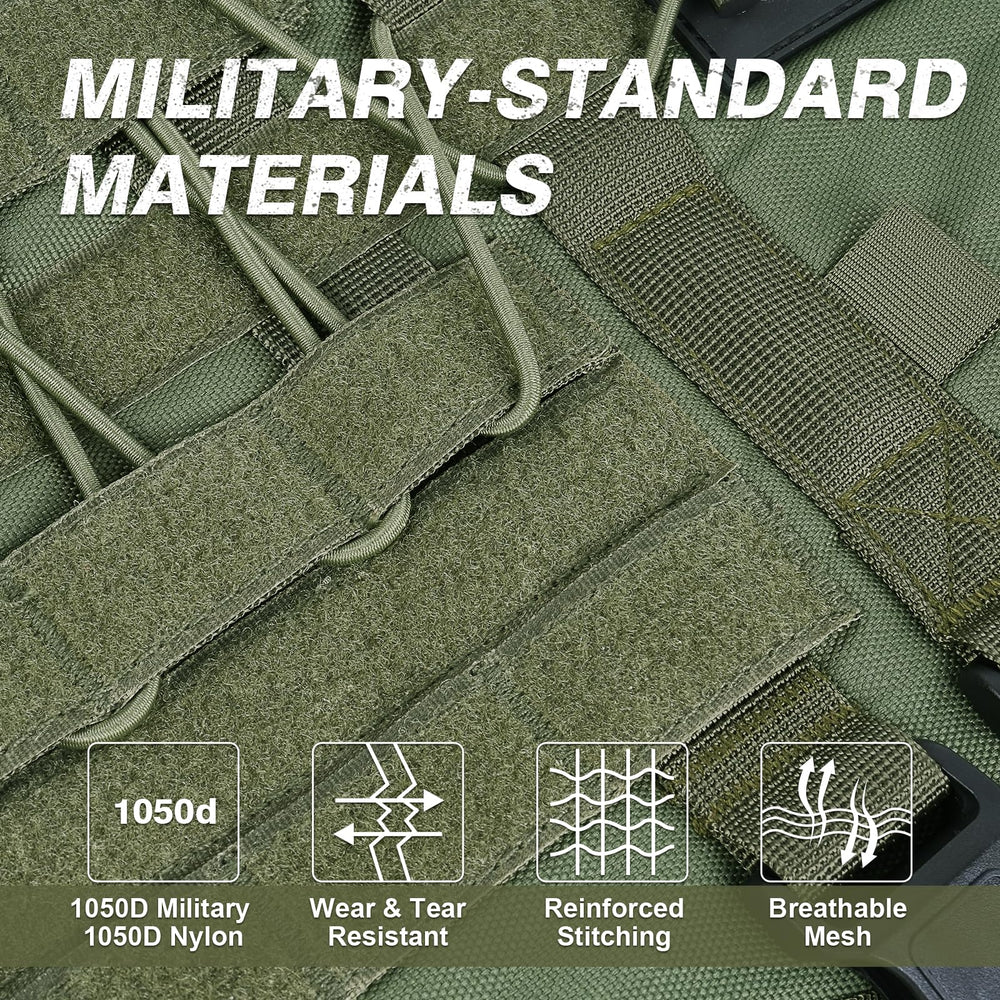 Yungaspy No Pull harness in green, back view showing dual D-rings for control.