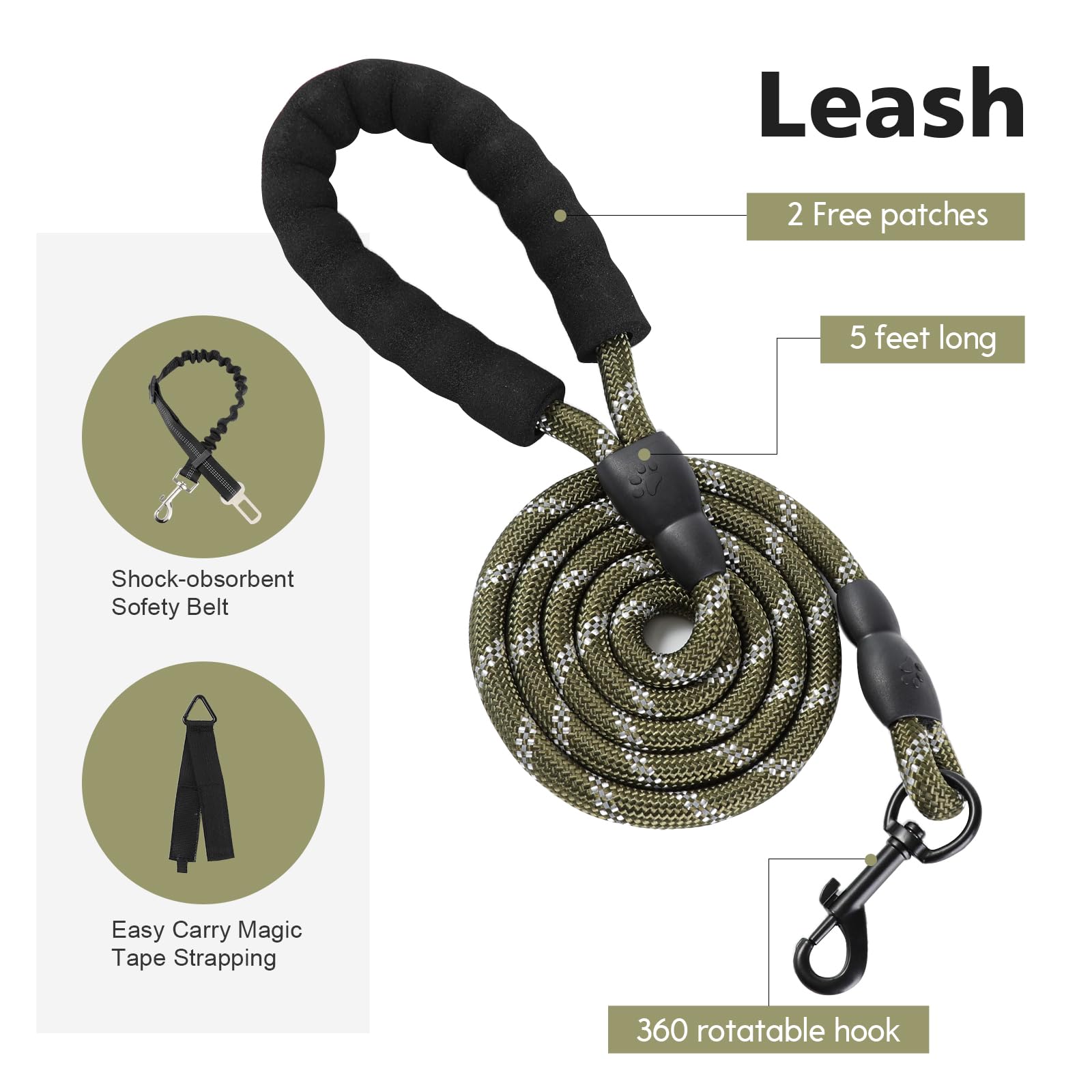 Yungaspy No Pull harness with Velcro patches, customizable morale patches.