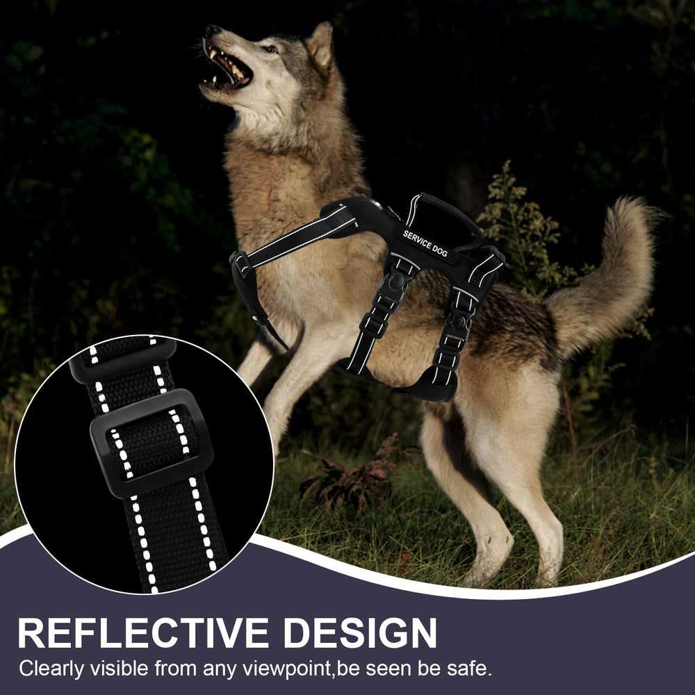 Yungaspy service dog patches removable for easy labeling