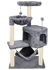 YUNIQUE cat tree base board offers stability for active cats in small spaces