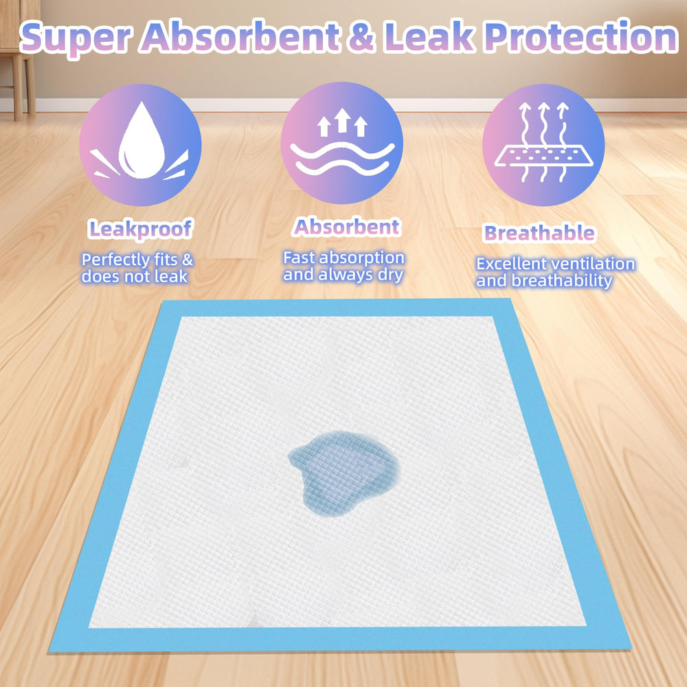 YUNIQUE house-training pads laid out for puppies' routine.