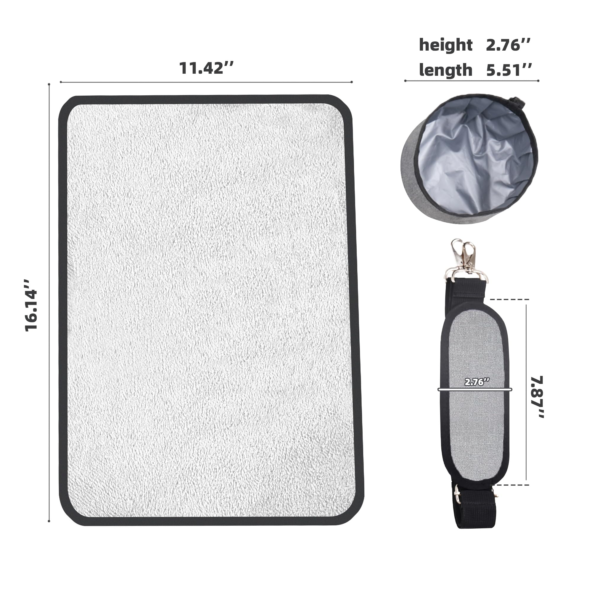 YUNIQUE carrier breathable-mesh side panels promote airflow for pet comfort.