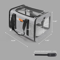 YUNIQUE carrier ergonomic-handle ensures comfortable lifting during long trips.