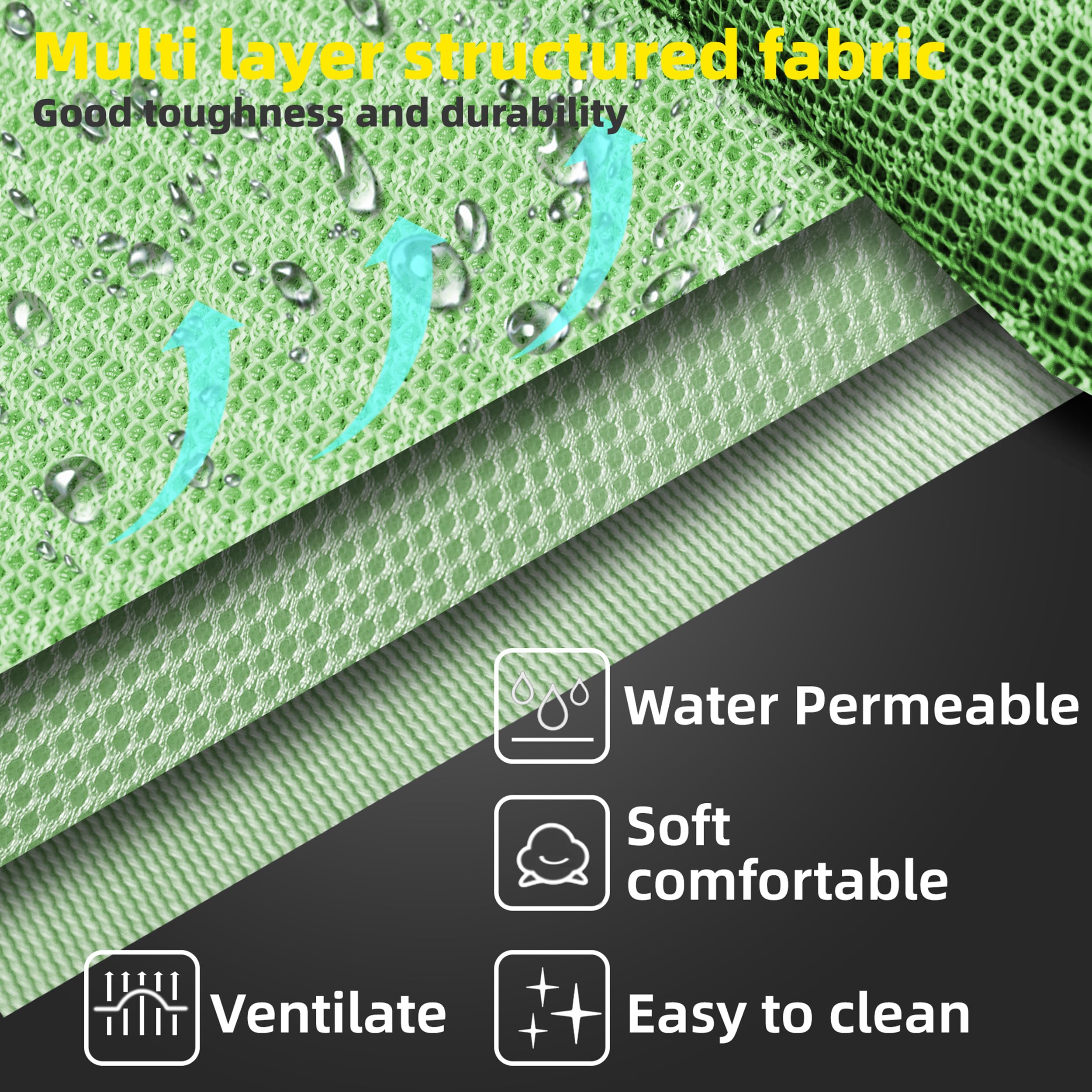 YUNKINGDOM non-slip base provides stable footing on hardwood or tile floors