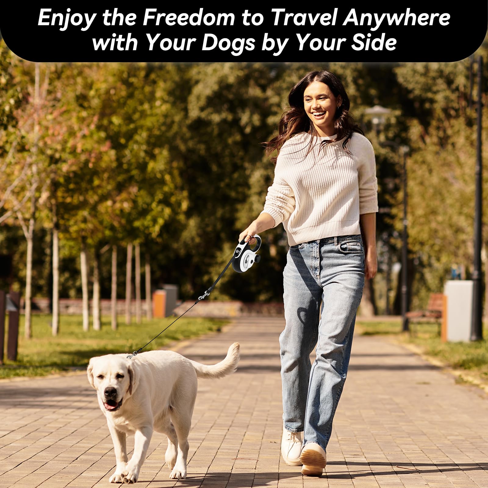 YunoEntona poop bag dispenser attachment for quick cleanup during outings