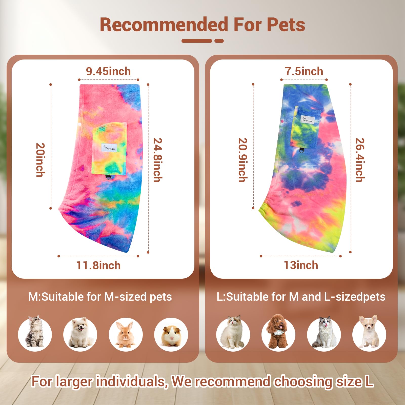 Yunpawpet polar fleece close-up showing soft, skin-friendly fabric