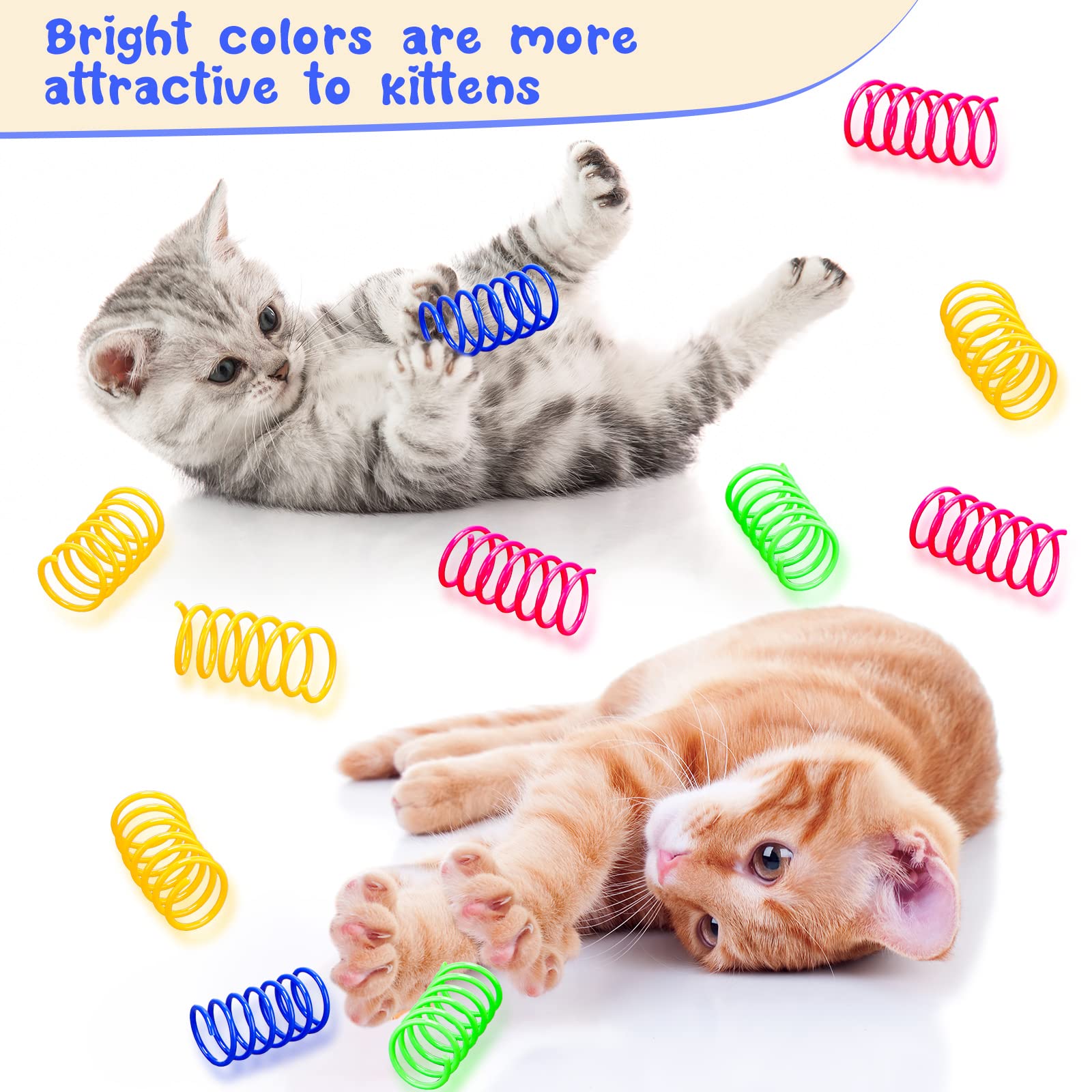 Yunsailing cat-spring-toy-chase-and-chew setup promotes exercise and stress relief.