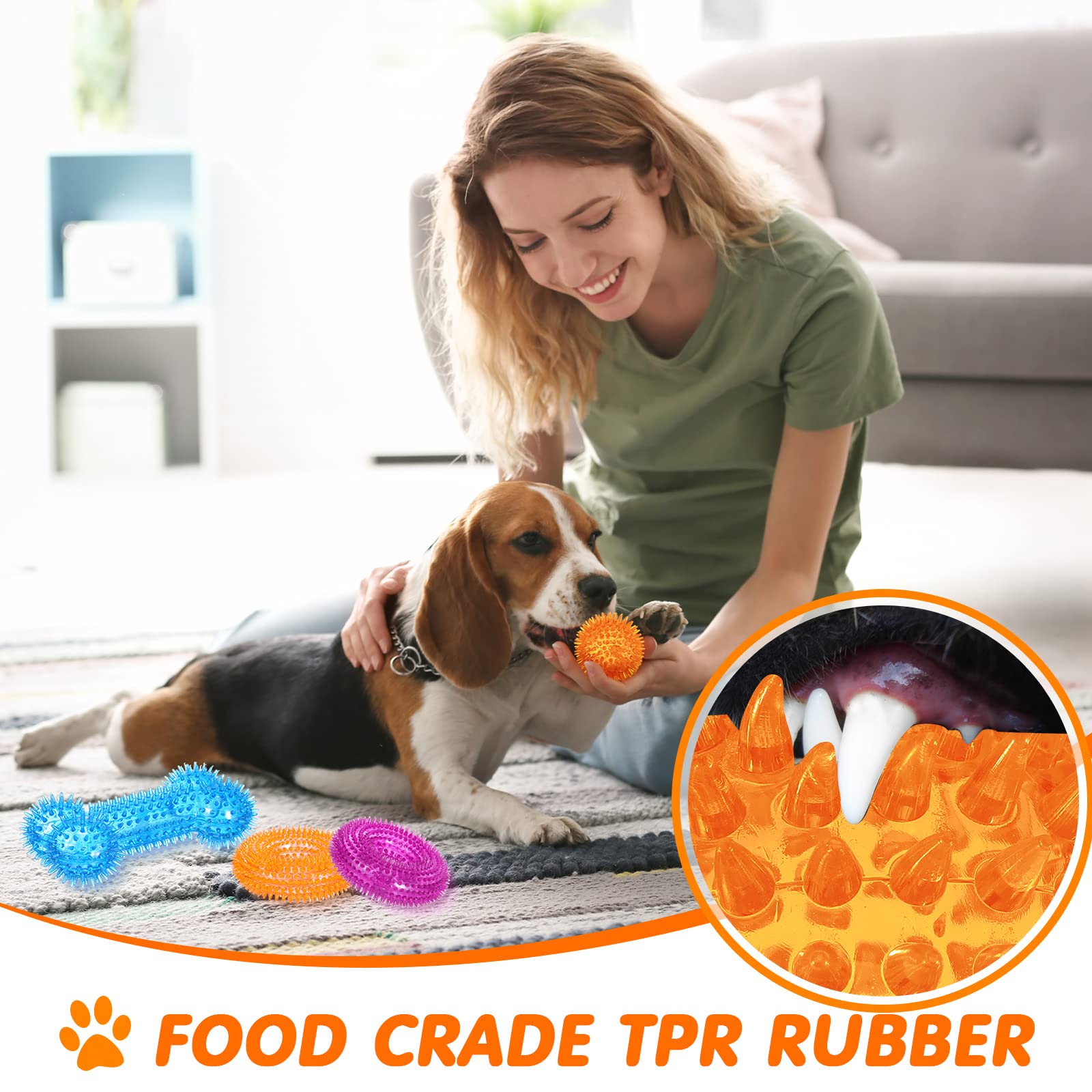 Yunsailing donut squeaky toy adds entertainment and interactive play sessions