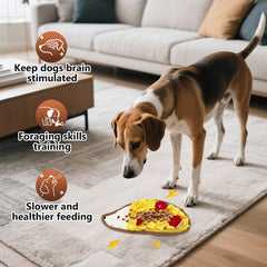 YuntailPet Hedgehog Snuffle Mat reveals hidden treats to boost nosework and curiosity.