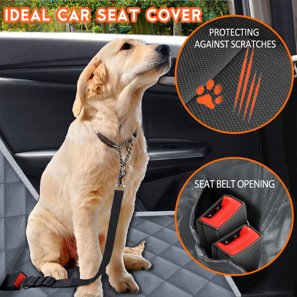 Yuntec dog car cover easy install and cleaning in minutes