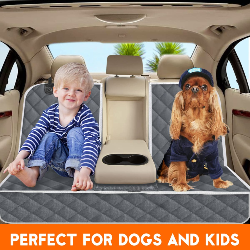Yuntec dog car cover waterproof four-layer protection keeps interior dry