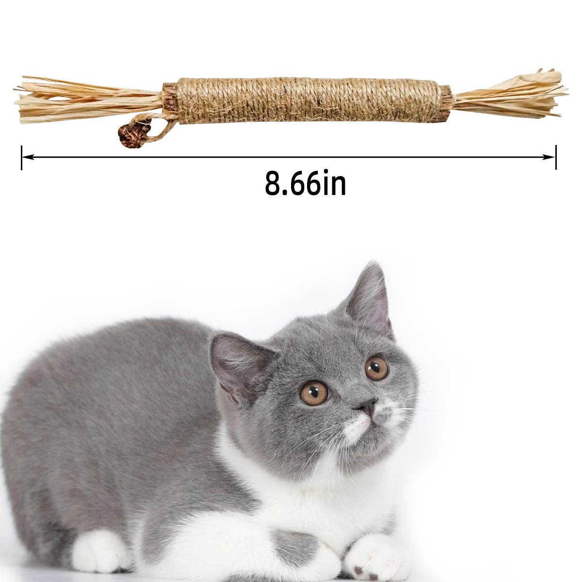 Yuntop silvervine sticks safe chewing design that supports interactive play