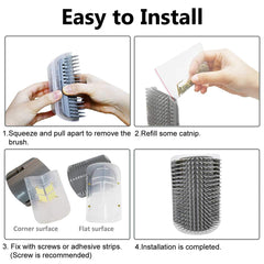 Yuntop wall-corner mount demonstrating space-saving grooming solution
