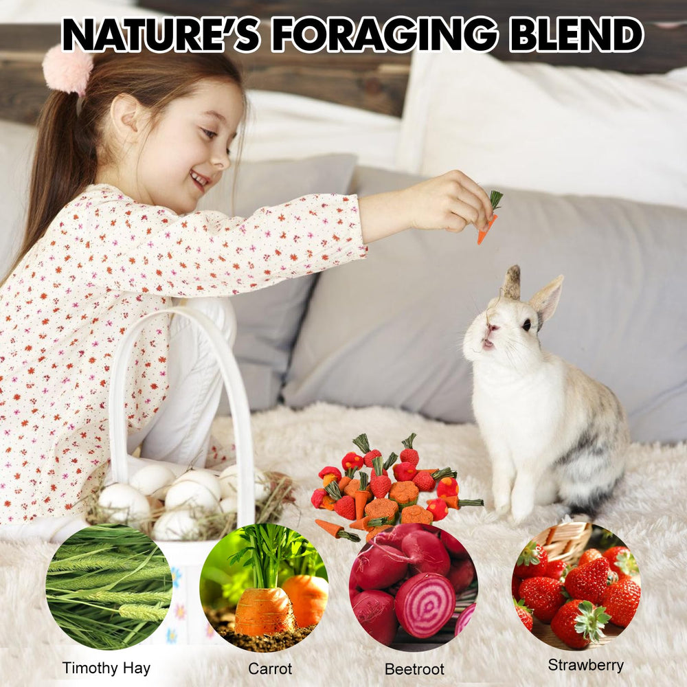 Yuoaes rabbit litter box sturdy-plastic construction minimizes nibbling risk.