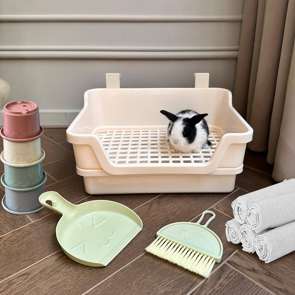 Yuoaes rabbit toys and pads included in cage training kit