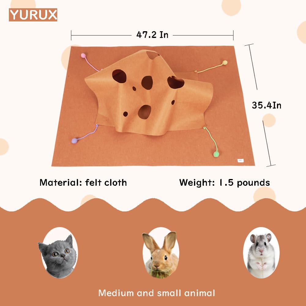 YURUX cat balls with bells attract attention and promote playful chasing