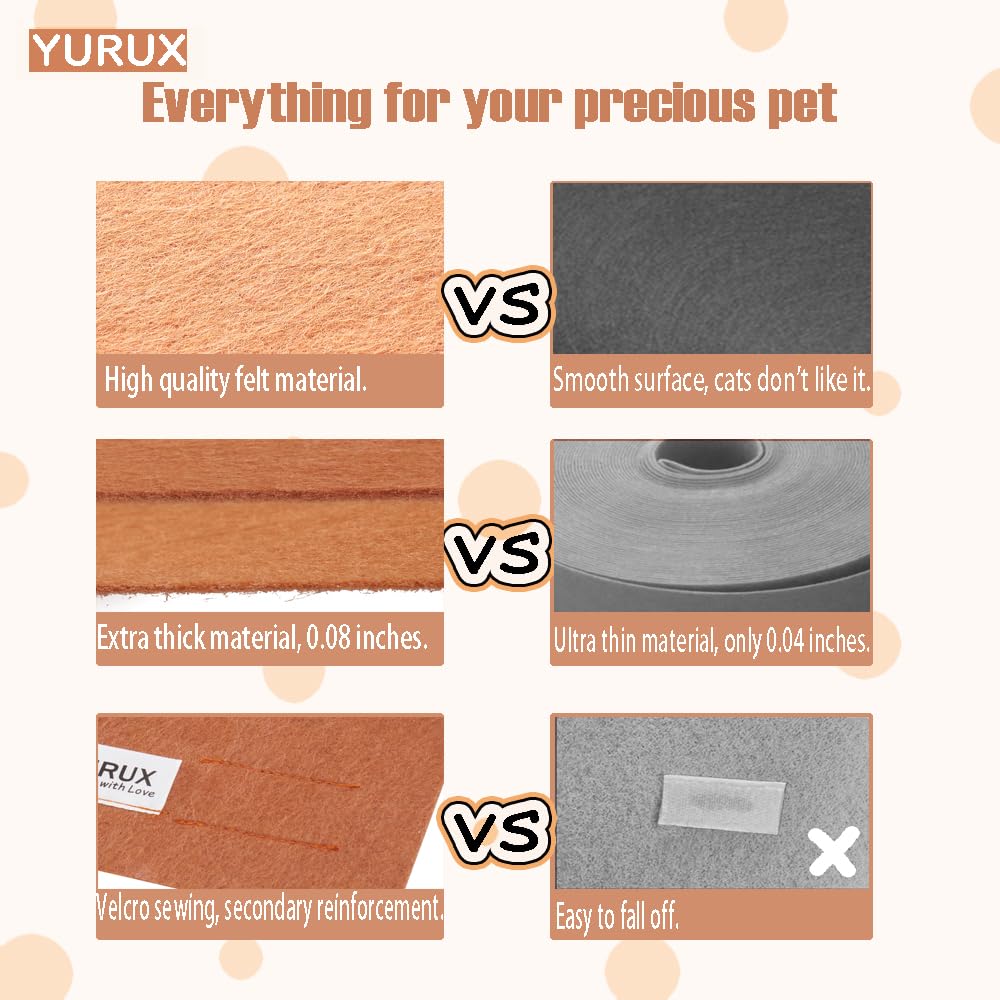 YURUX cat play mat foldable design for easy storage and setup