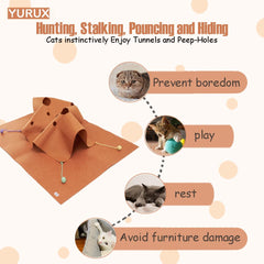 YURUX felt fabric mat emphasizes durability and breathable comfort