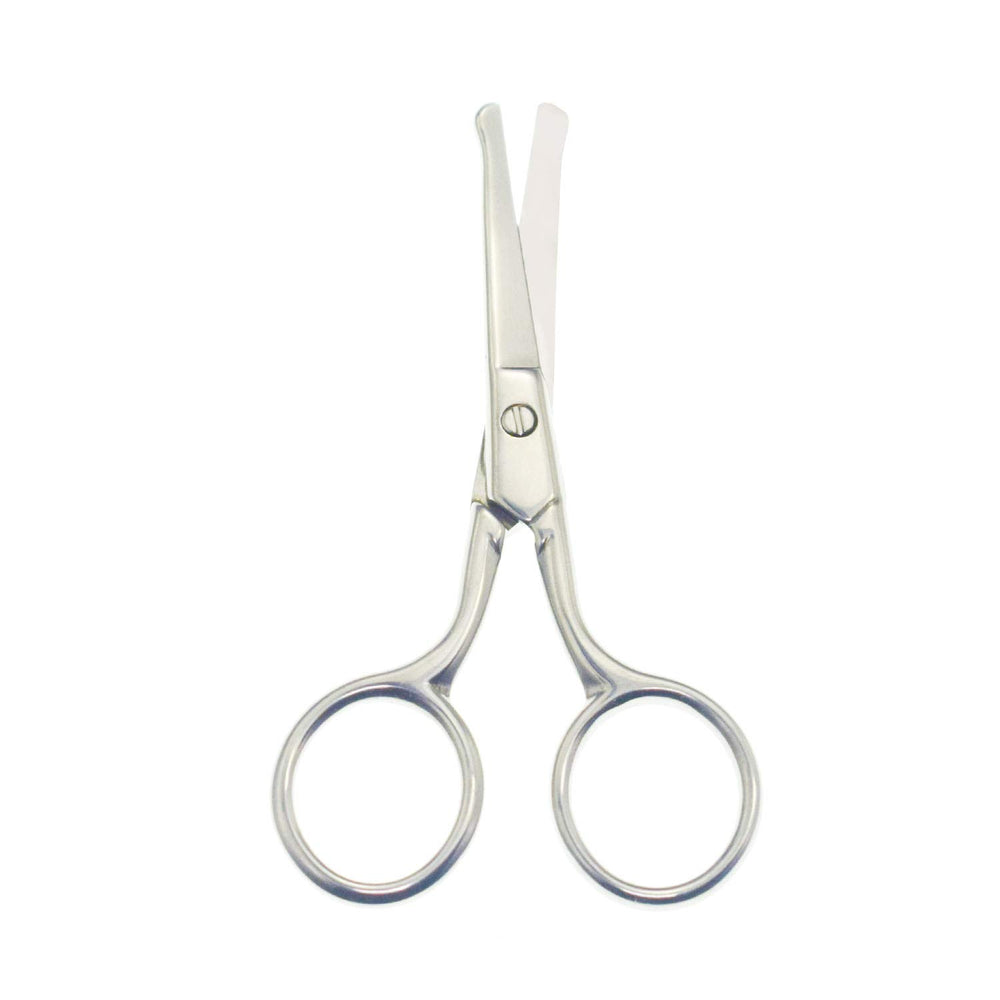 Yutoner curved scissors closeup blade shows ultra-durable stainless steel.