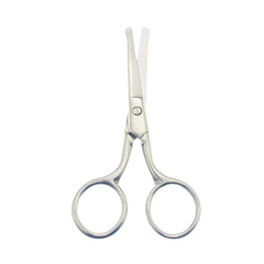 Yutoner curved scissors closeup blade shows ultra-durable stainless steel.