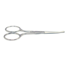 Yutoner curved scissors safety tip highlights pet-friendly trimming.