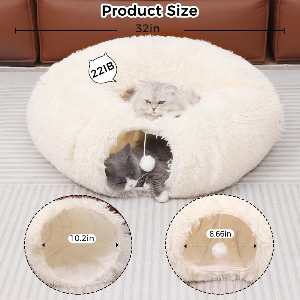 YUYAFN cat tunnel assembly pops up in seconds