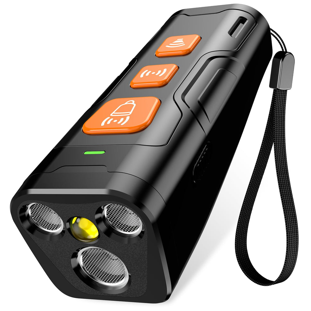 YUYQA dog bark deterrent with 3x ultrasonic emitters for wider coverage