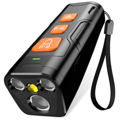 YUYQA dog bark deterrent with 3x ultrasonic emitters for wider coverage