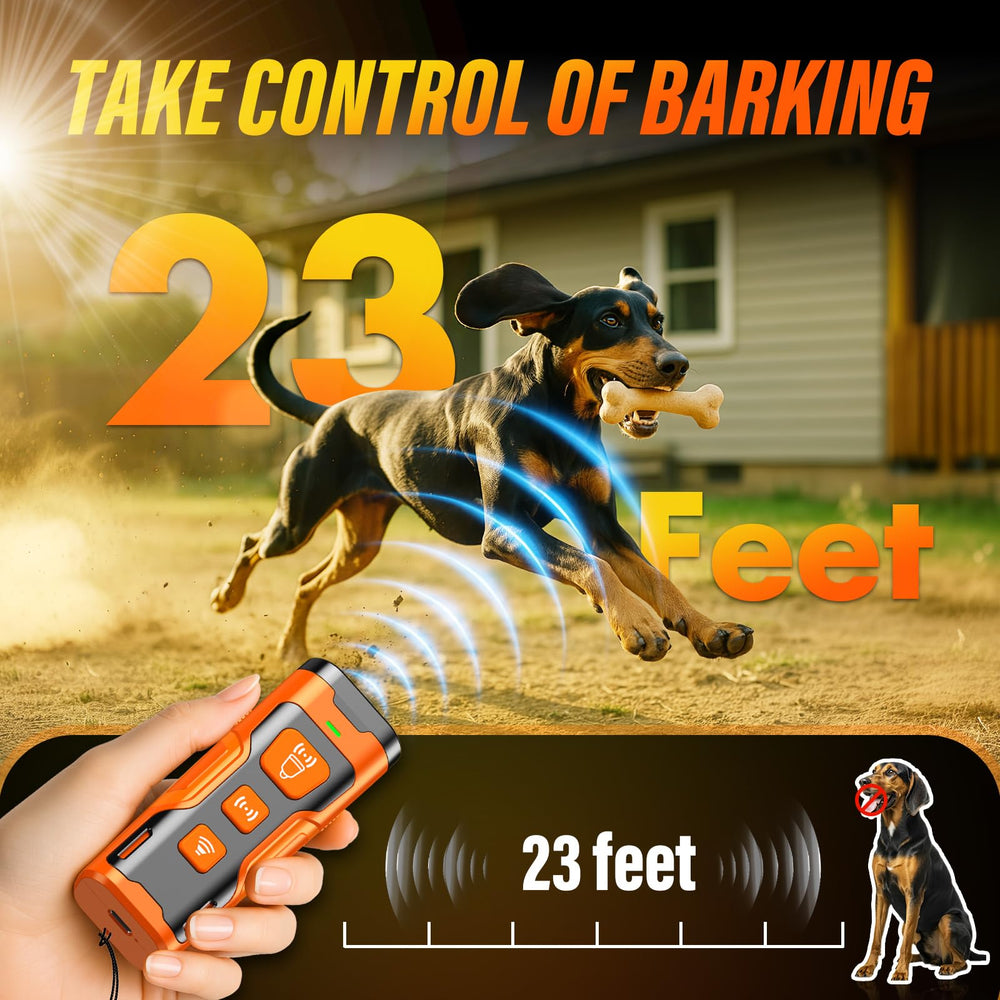 YUYQA dog bark deterrent 3x ultrasonic emitters for broader coverage