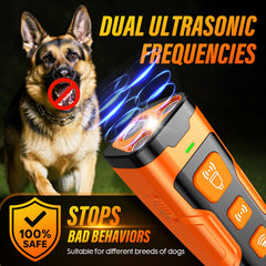 YUYQA dog bark deterrent six training modes display panel