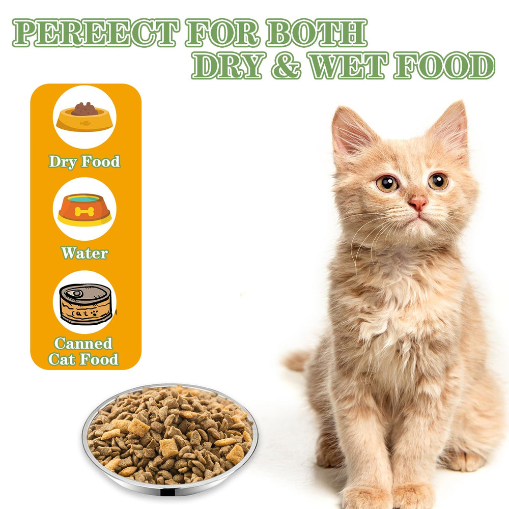 Yuzi 3-pack bowls wide shallow design reduces whisker fatigue