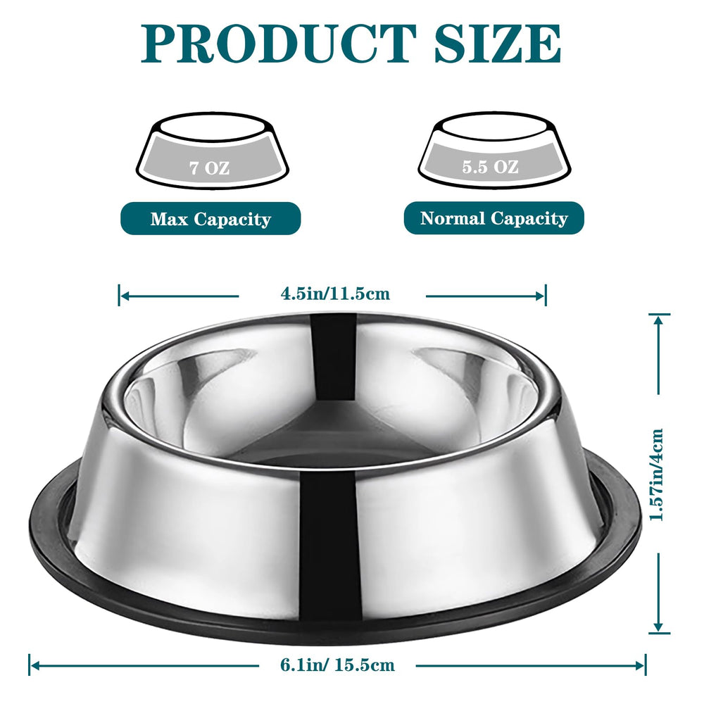 Yuzi cat bowls non-slip base demonstrates secure feeding without spills during meals.