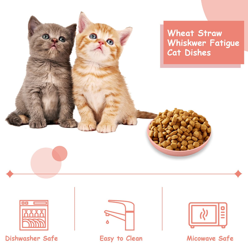 Yuzi durable PET material cat bowls, safe and sturdy