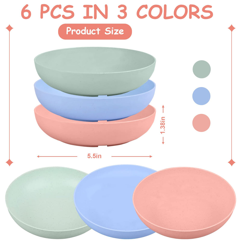 Yuzi wide 5.5-inch shallow cat bowls for whisker-friendly feeding