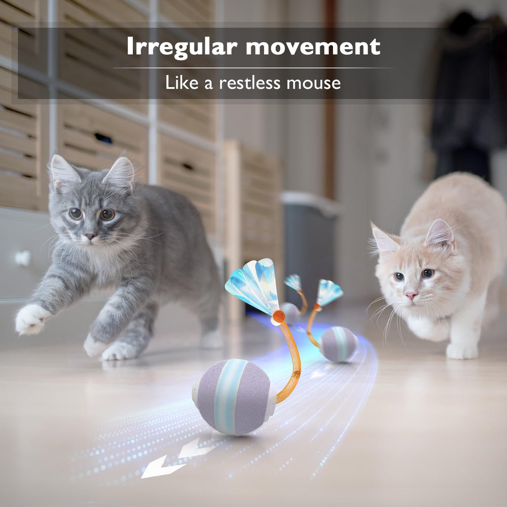 YVE LIFE Elastic Tail accessory demonstrates lifelike rodent movement for hunting-inspired play.