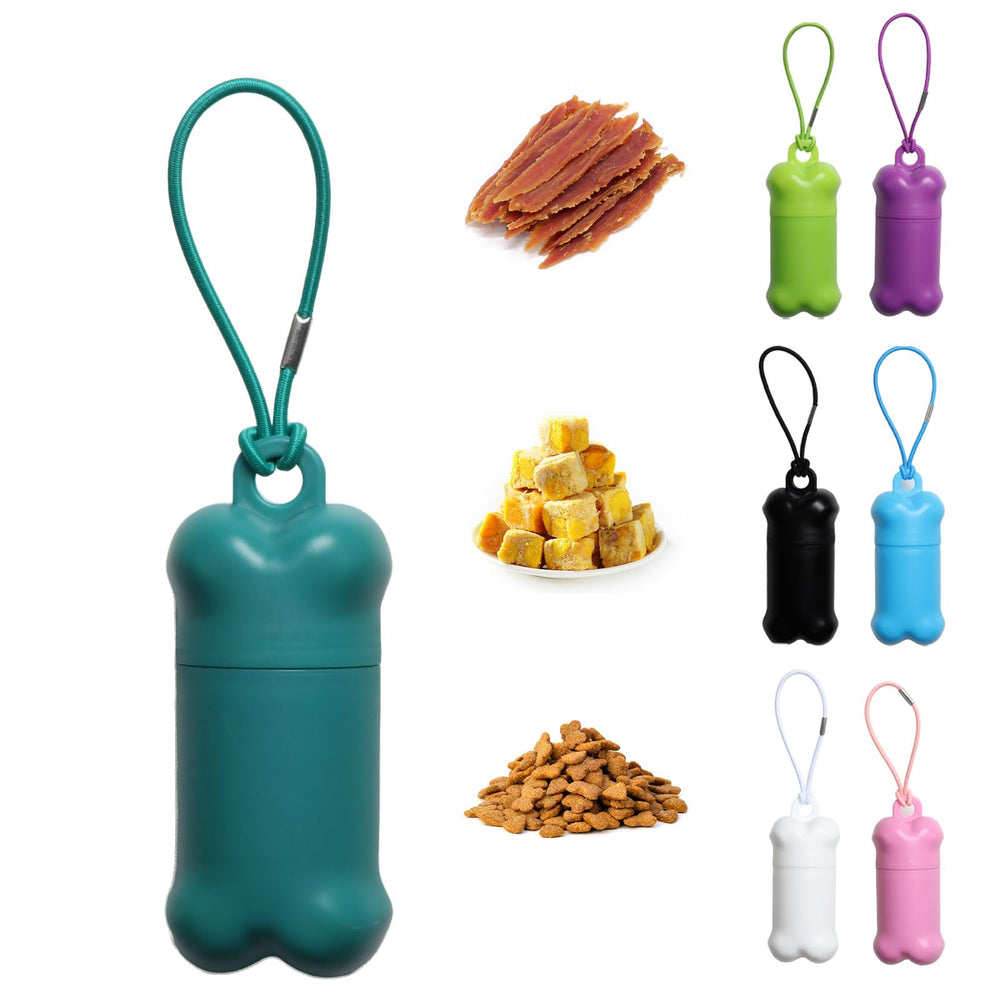 Yvnicll portable dog treat pouch front view ready for training sessions