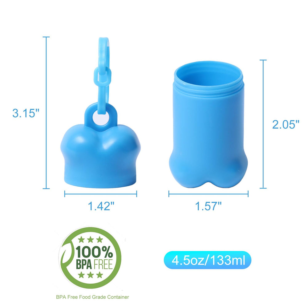 Yvnicll treat pouch clipped to leash during walk for quick rewards