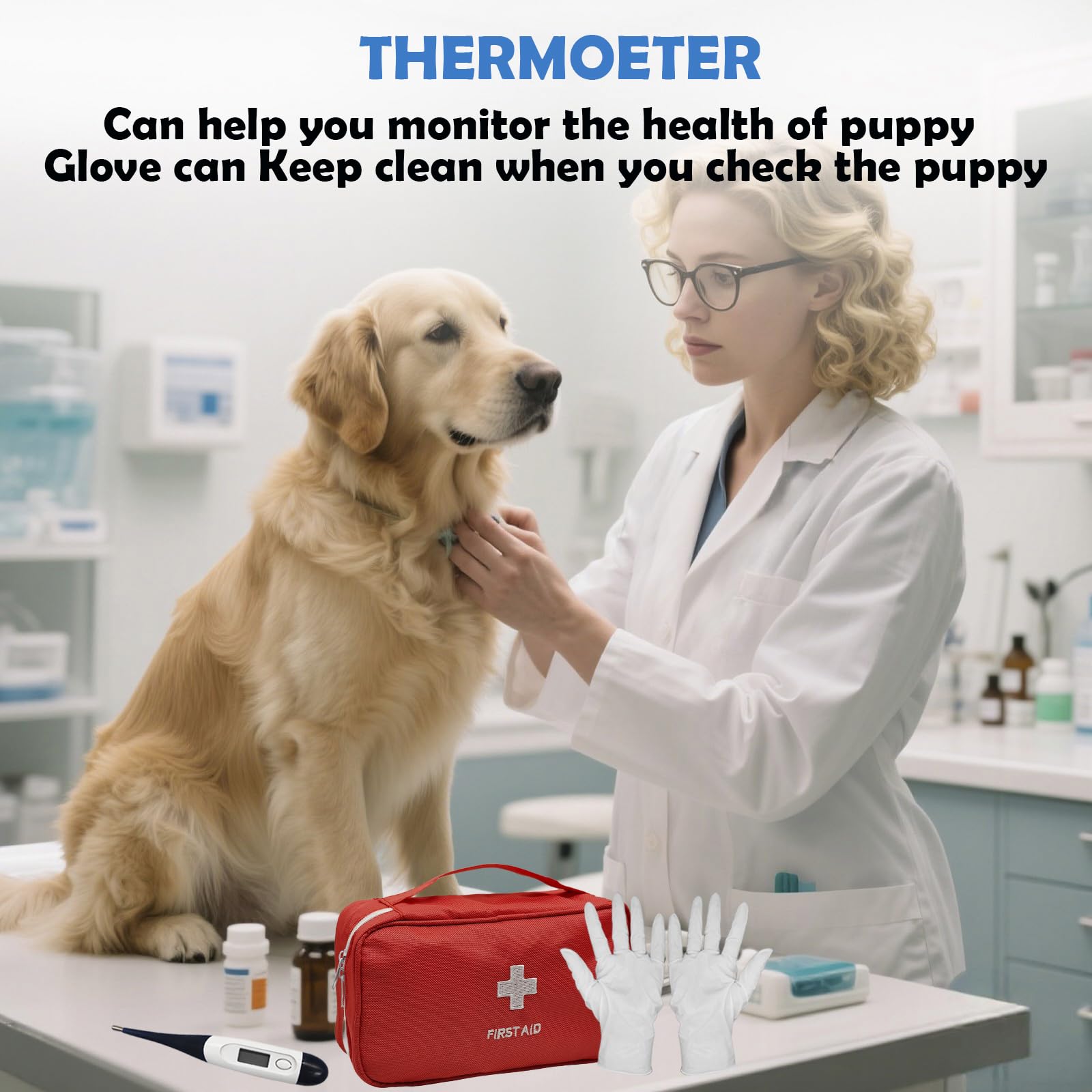 Ywingda whelping kit sterile-gloves clean handling during birth