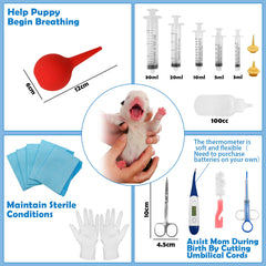 Ywingda whelping kit sterile-scissors tool for newborn assistance