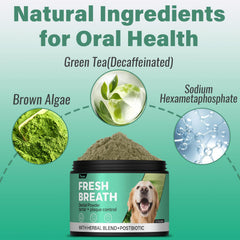 YWUJID formula with probiotics supports gum health and gentle digestion.