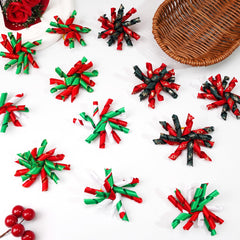 Yxiang Christmas dog bows on a pet, ideal holiday styling.