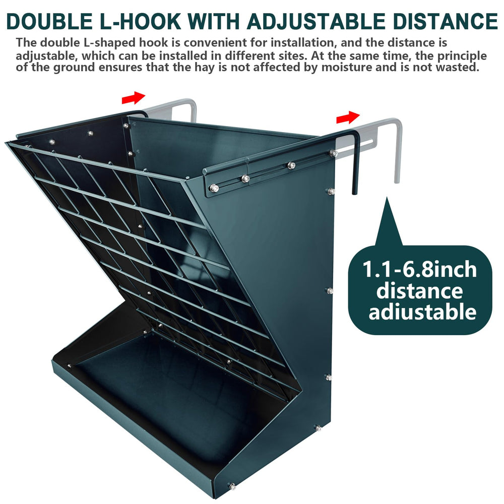 YXJSTO elevated bottom groove reduces waste and keeps feed tidy