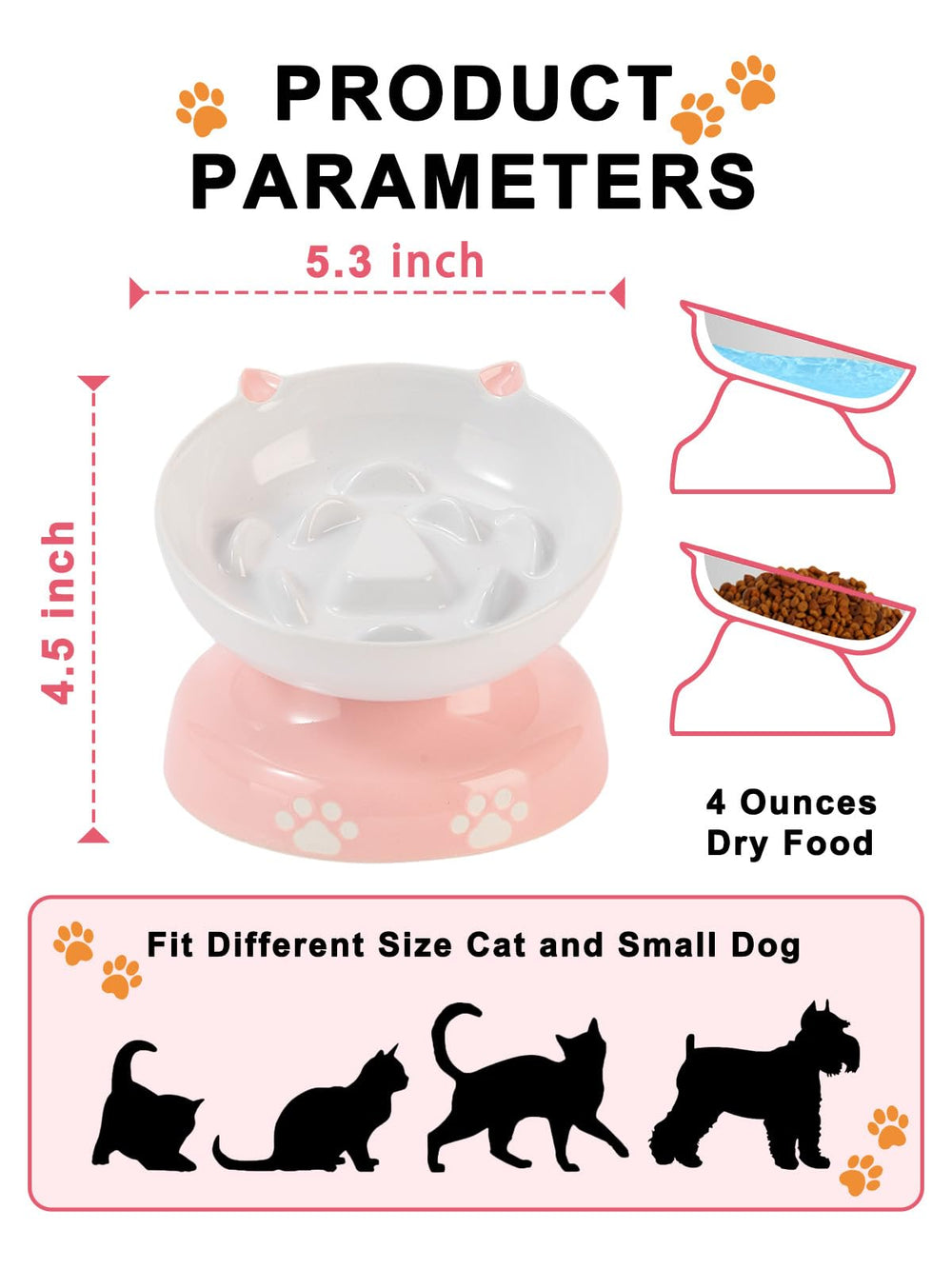 Y YHY raised flower column design, engaging mealtime for cats