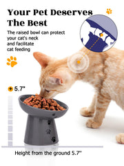 Y YHY shallow bowl reduces whisker contact during meals