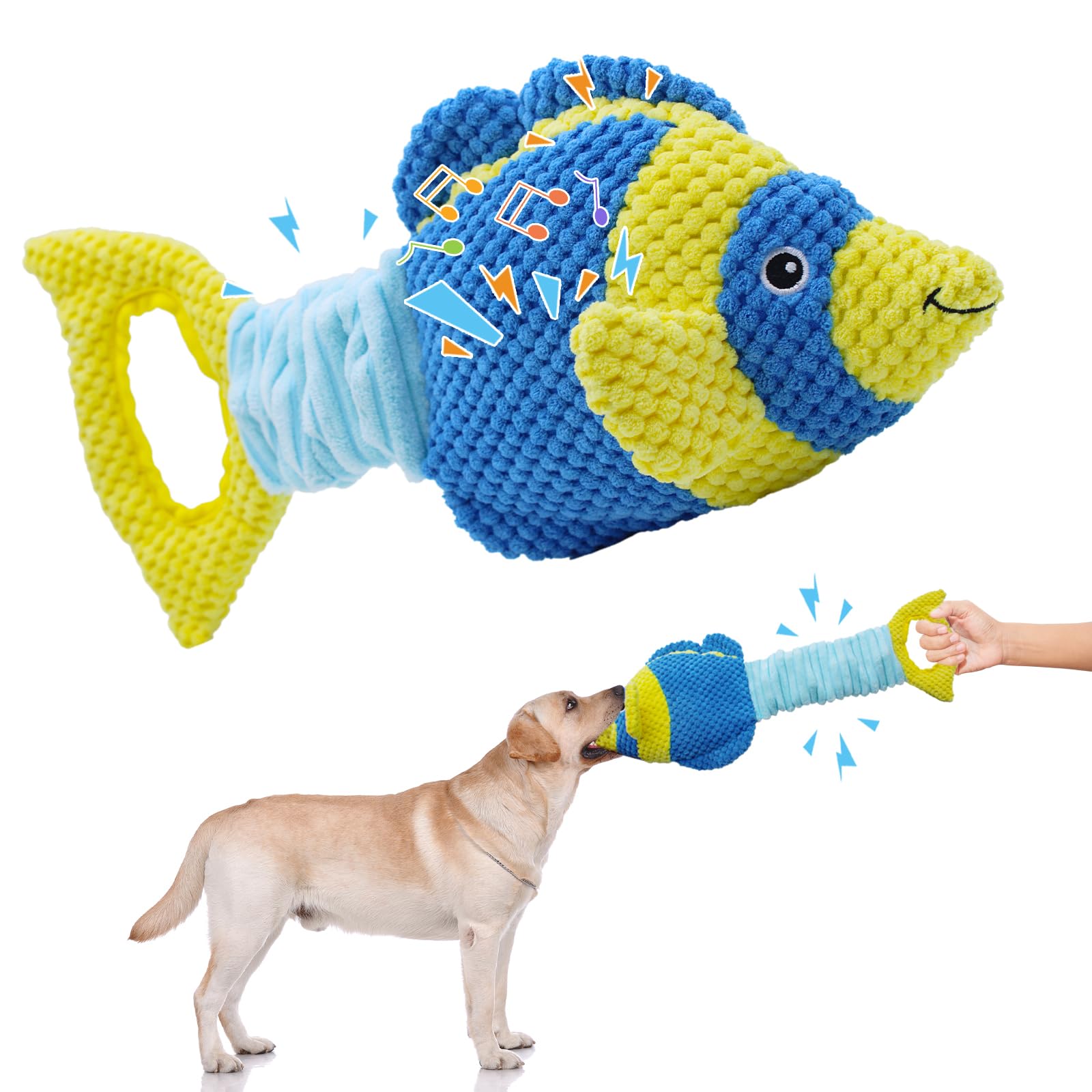 YZHDUXIU all-age dog-toy in use across energy levels.