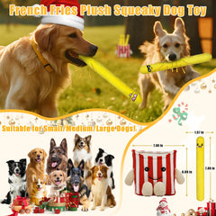YZHDUXIU Christmas fries packaging highlights a festive gift-perfect set for pets