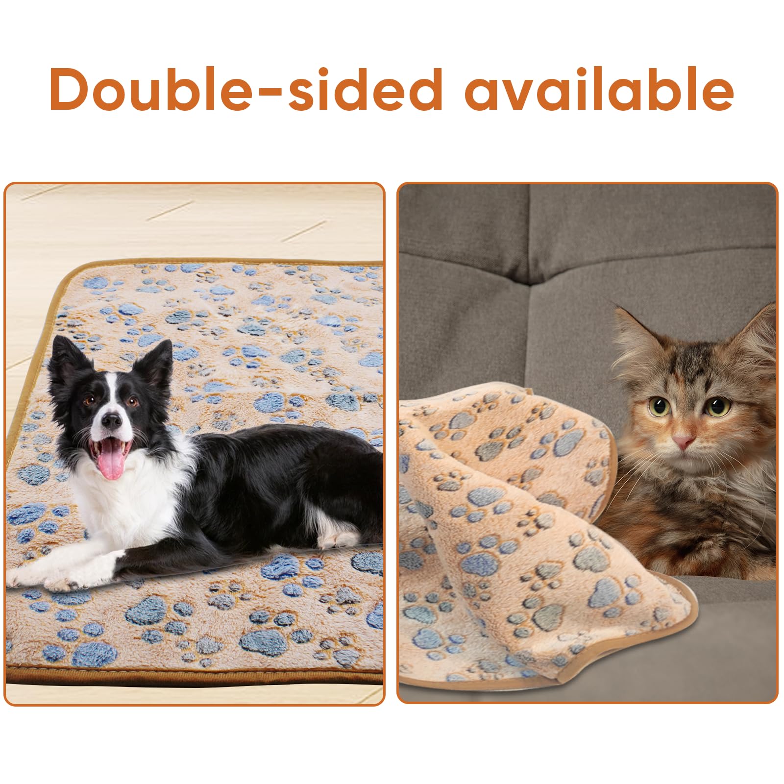 YZHDUXIU dog blanket 3-pack rotation provides fresh surfaces.
