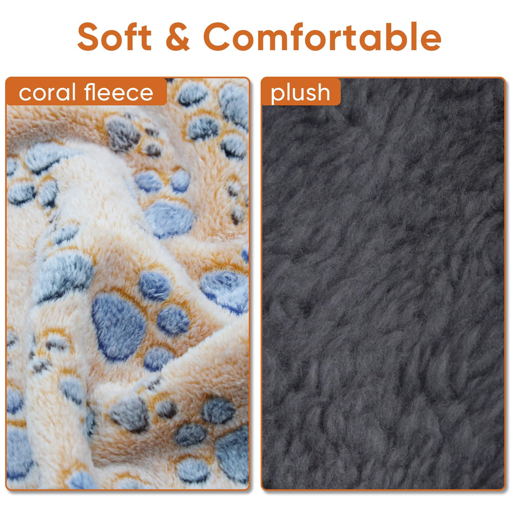 YZHDUXIU dog blanket waterproof middle layer guards against leaks.