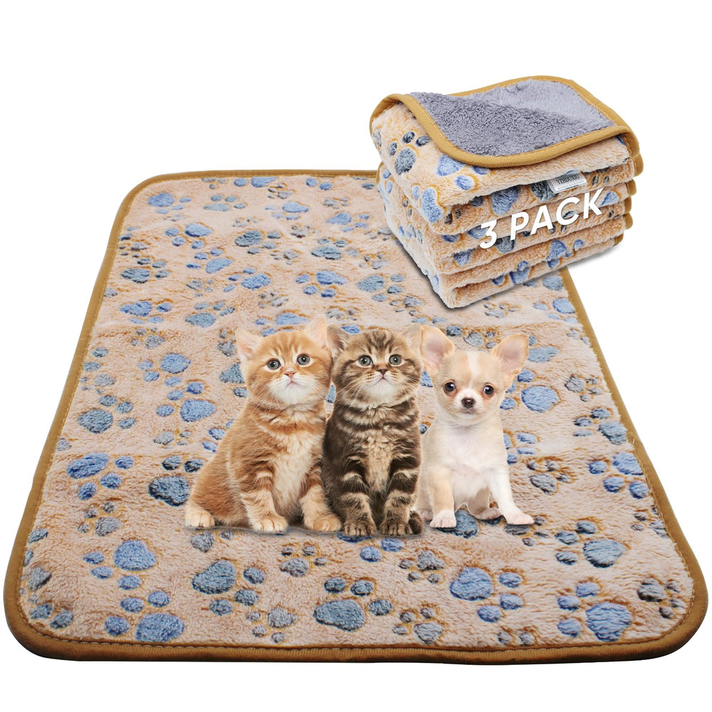 YZHDUXIU dog blanket waterproof small brown 23x16 protects beds and couches.