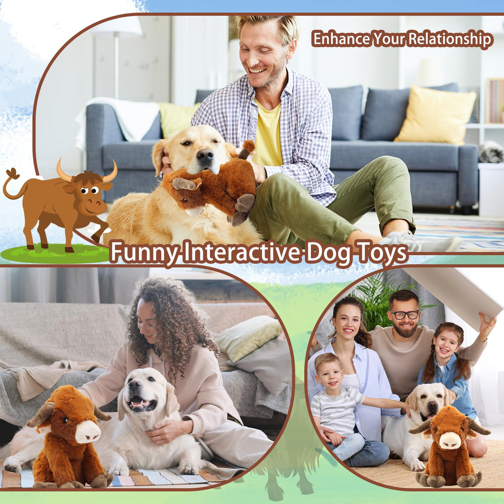 YZHDUXIU Highland Cow gift-ready toy for pet-loving households.
